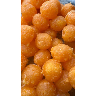 ทองหยอดแห้ง หรือ ทองหยอดกรอบ 250 กรัม ขนมหวาน เมืองเพชรบุรี