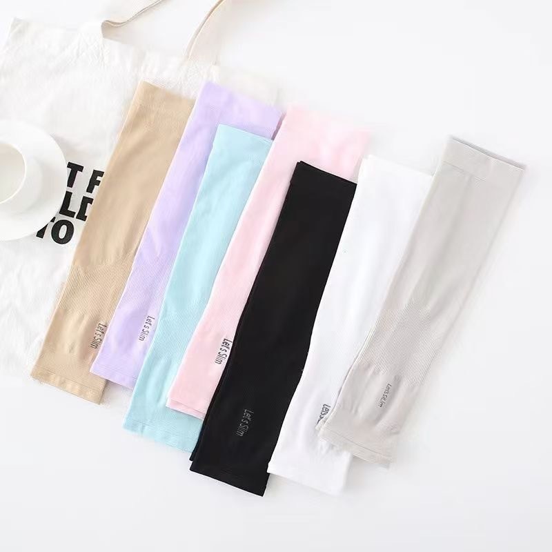 C108 ปลอกแขนกันแดด UV หลากสี ผ้าละเอียด ยืดหยุ่น ระบายอากาศได้ดี ใส่ขับรถ ฟรีไซส์ ใส่ได้ทั้งชายหญิง