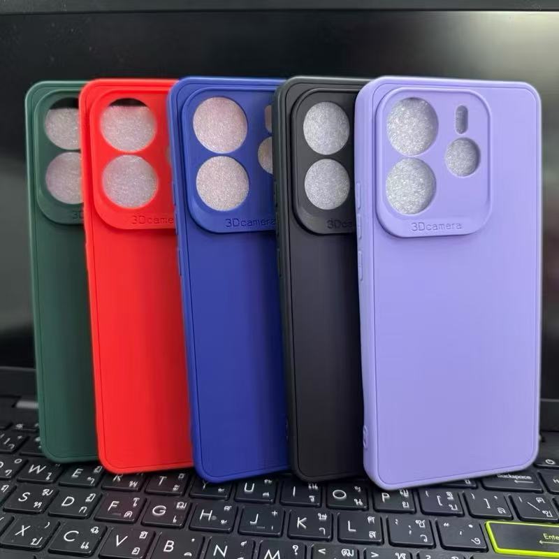 {ส่งจากไทย}เคสTPUนิ่มสีพาสเทล สําหรับรุ่น iPhone16 iP16pro iP16plus iP16promax