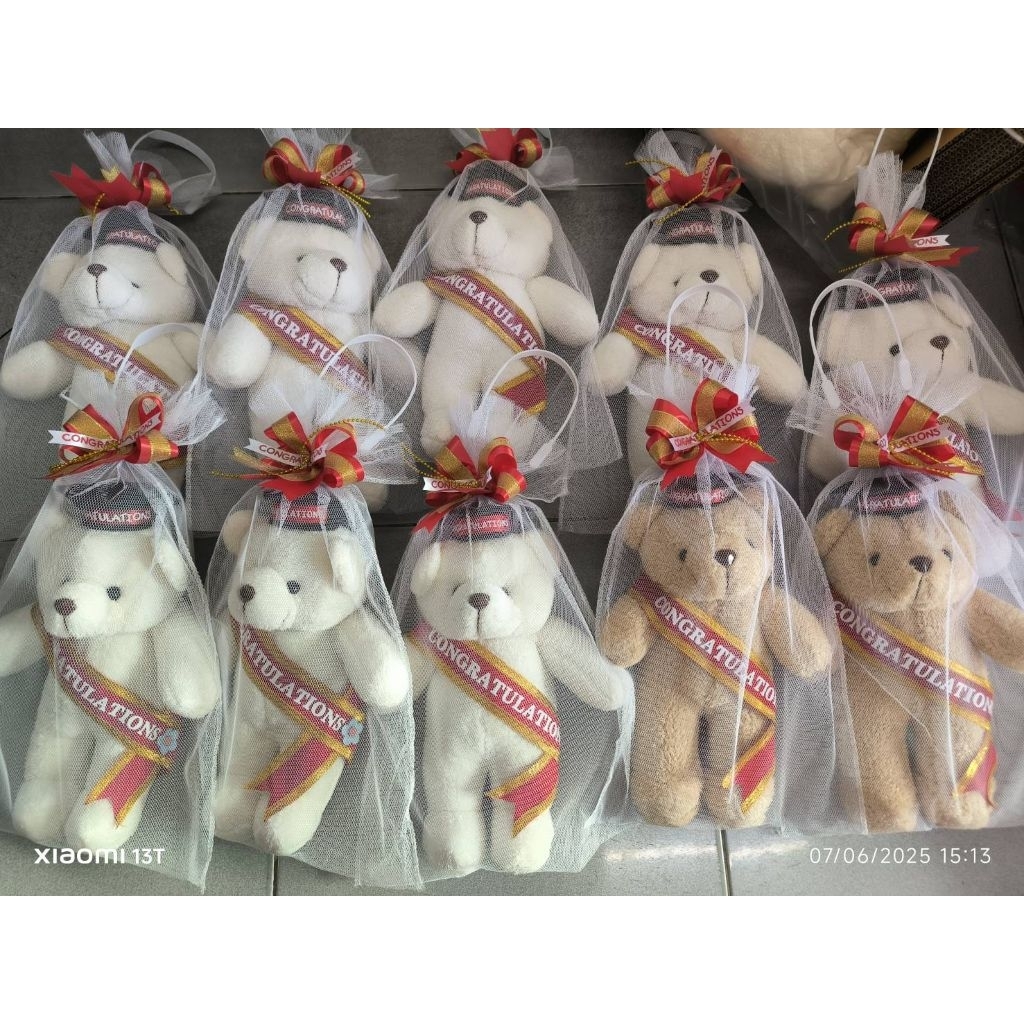 หมีรับปริญญาใส่สายสะพาย หมีปัจฉิม บัณฑิตน้อย ขนาด30cm - รูปที่ 7