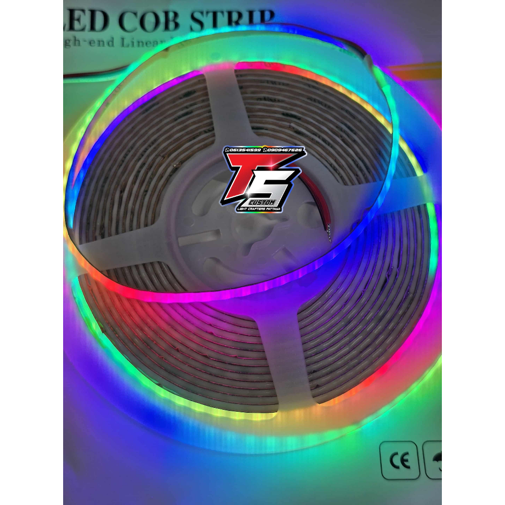 ไฟ LED WS2812B 5V มีซิลิโคนในตัว 160 Leds/m ขนาด 5 มิลลิเมตร (5mm)