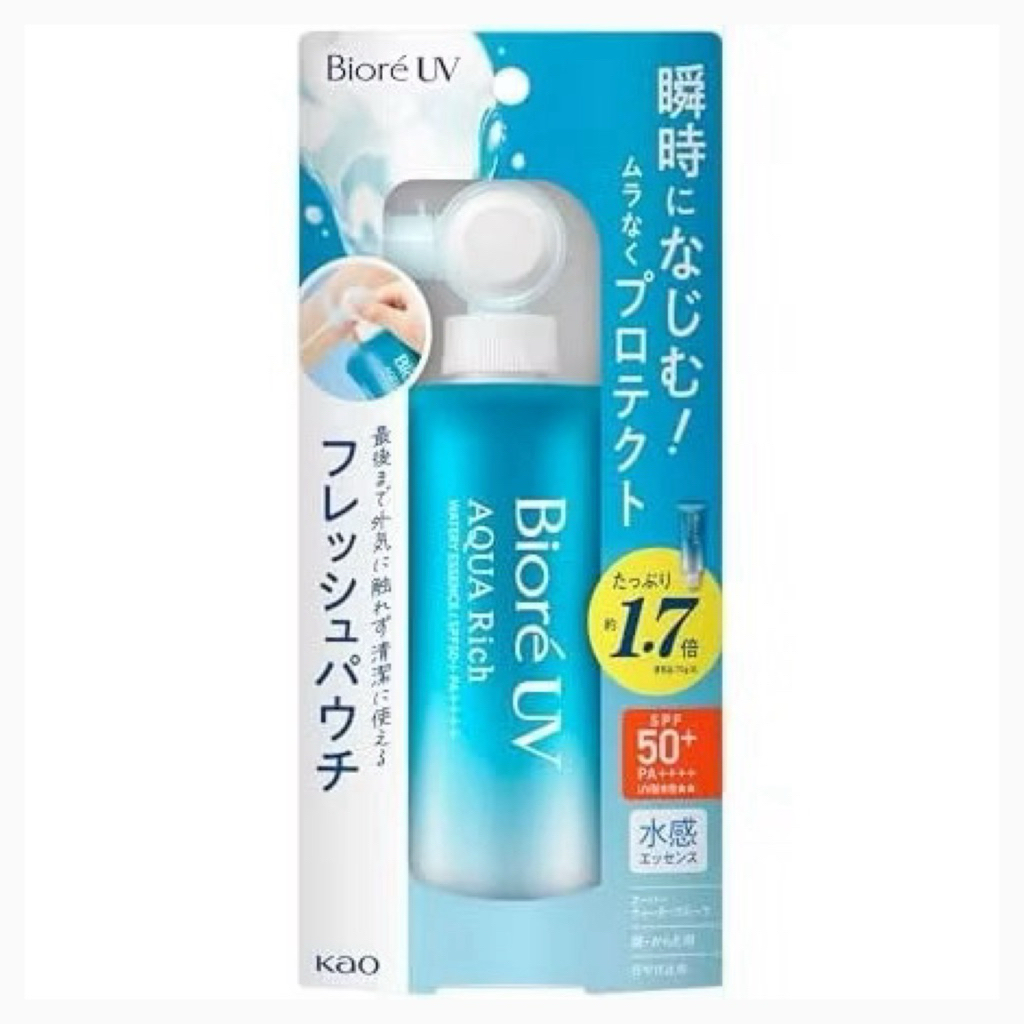 พร้อมส่ง Biore UV Aquarich Essence Fresh Pouch 120g SPF50