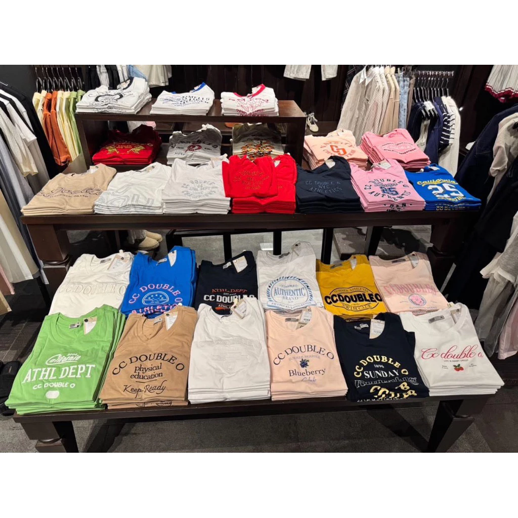 เสื้อCC-OO แท้จากช็อป100%🔥กราฟฟิกหญิง ลดราคา💨 🕊ccdoubleo
