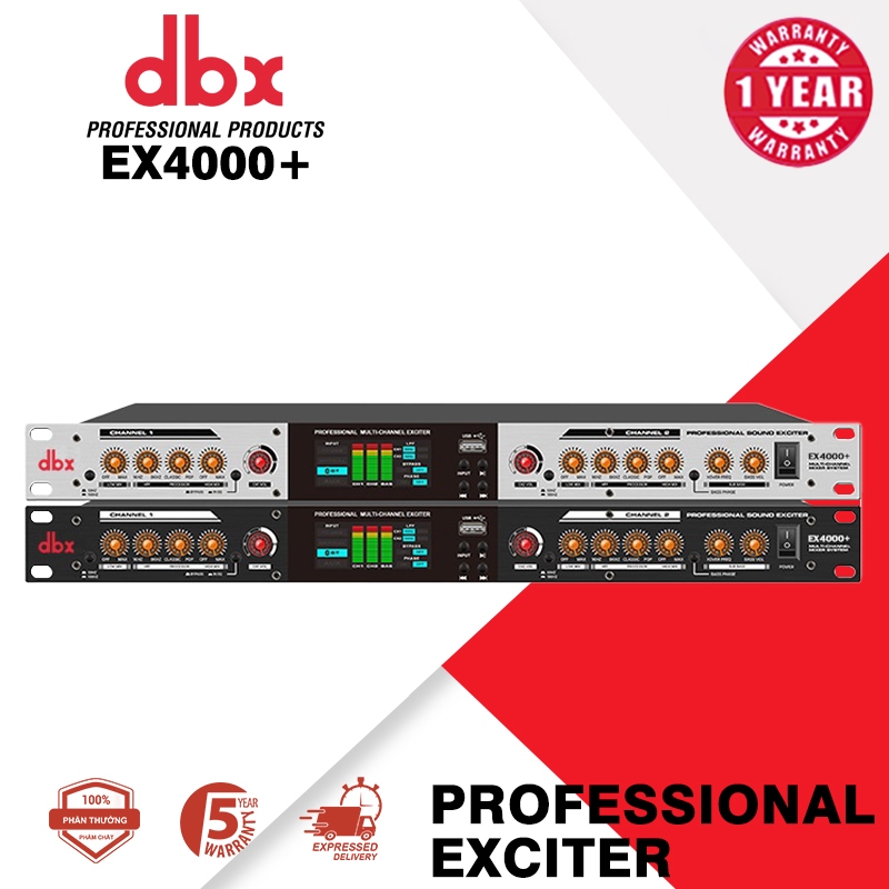 DBX EX4000+ Bass Booster MAXIMIZER Digital Audio Boost Sound Audio Exciter Processor speaker managem