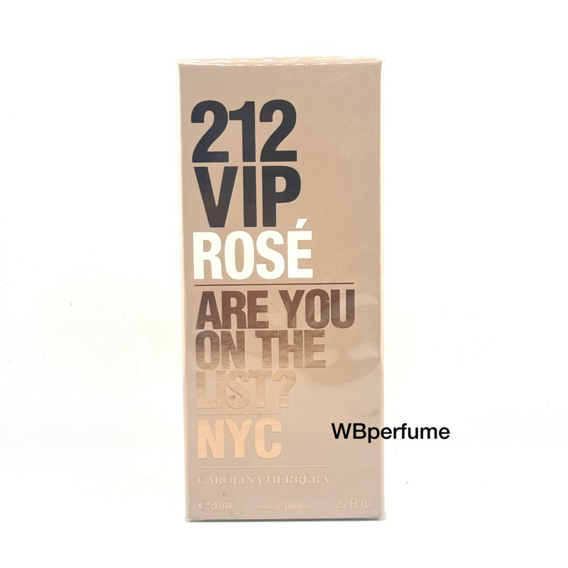 น้ำหอม CAROLINA HERRERA 212 VIP Rose EDP 80ml.