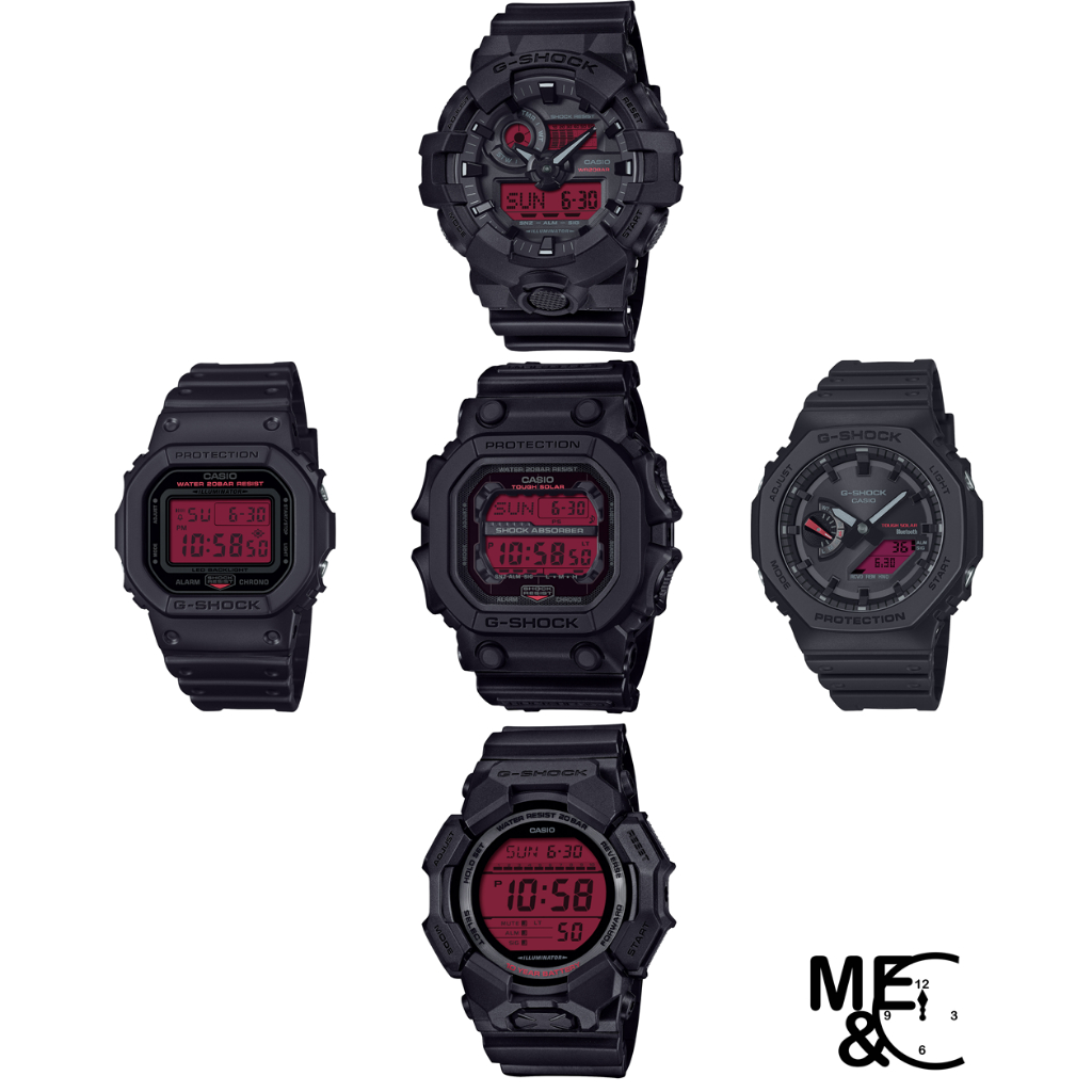 CASIO G-SHOCK DW-5600BBR/GD-010BBR/GA-700BBR/GA-B2100BBR/GX-56BBR ของแท้ ประกันศูนย์ CMG