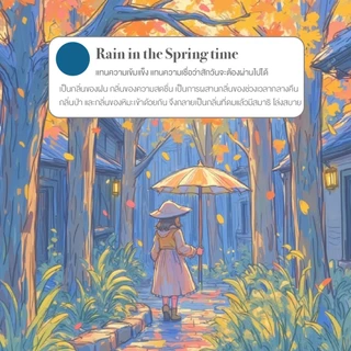 ✨New!! ก้านไม้หอม กลิ่น Rain in the Spring time (30 ml.) น้ำหอมปรับอากาศ Reed Diffuser ฟรี! ก้านไม้งา กลิ่นของฝนตก🌧