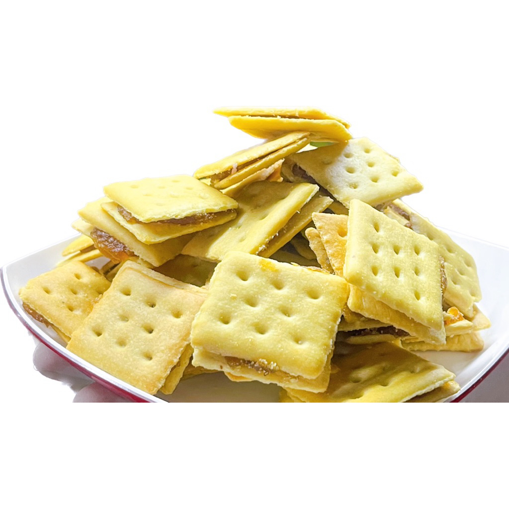 ขนมปังชีสสอดไส้สับปะรดมินิพอดีคำ น้ำหนัก 400 กรัมราคา 65 บาท