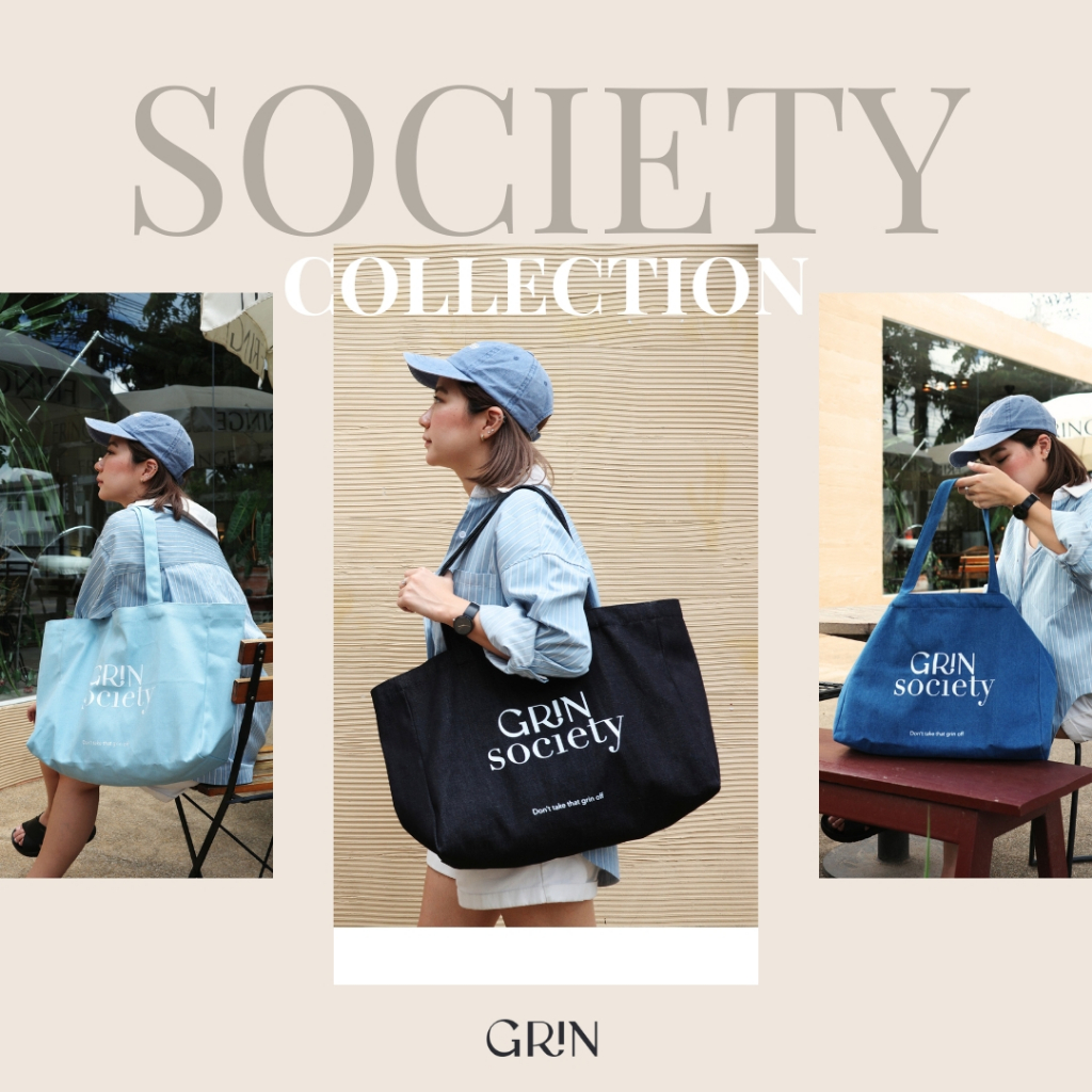 กระเป๋าผ้า Tote Bag, SOCEITY Collection