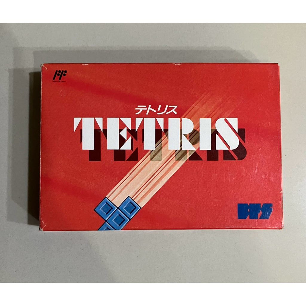 ตลับแท้ Famicom (japan)(fc)  Tetris งานกล่อง สภาพคม ครบ