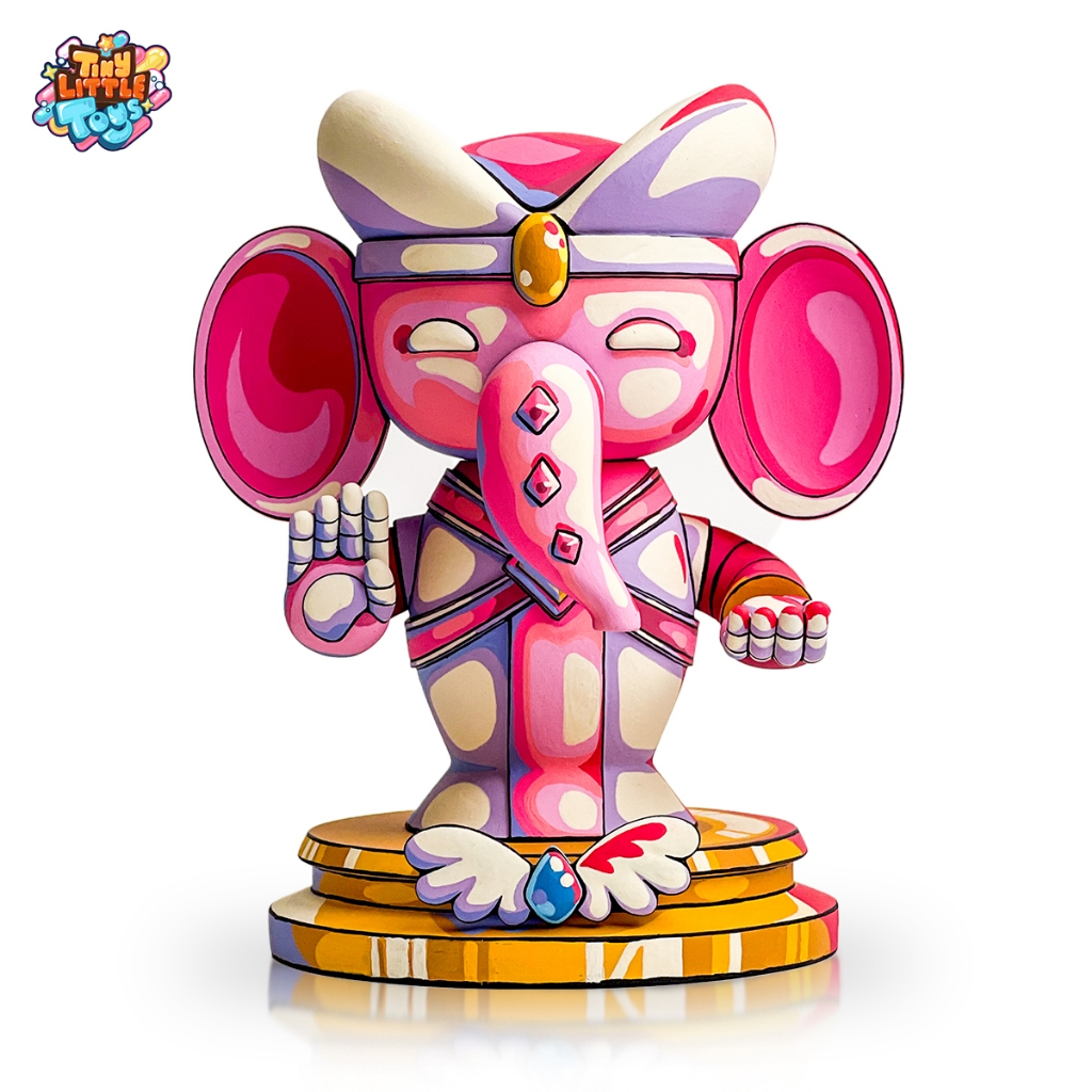 Tiny Little Toys DEVA Art Toy แอคชันฟิกเกอร์ ของสะสมแฮนด์เมด พระพิฆเนศ เจริญรุ่งเรือง สแกนรับ NFT