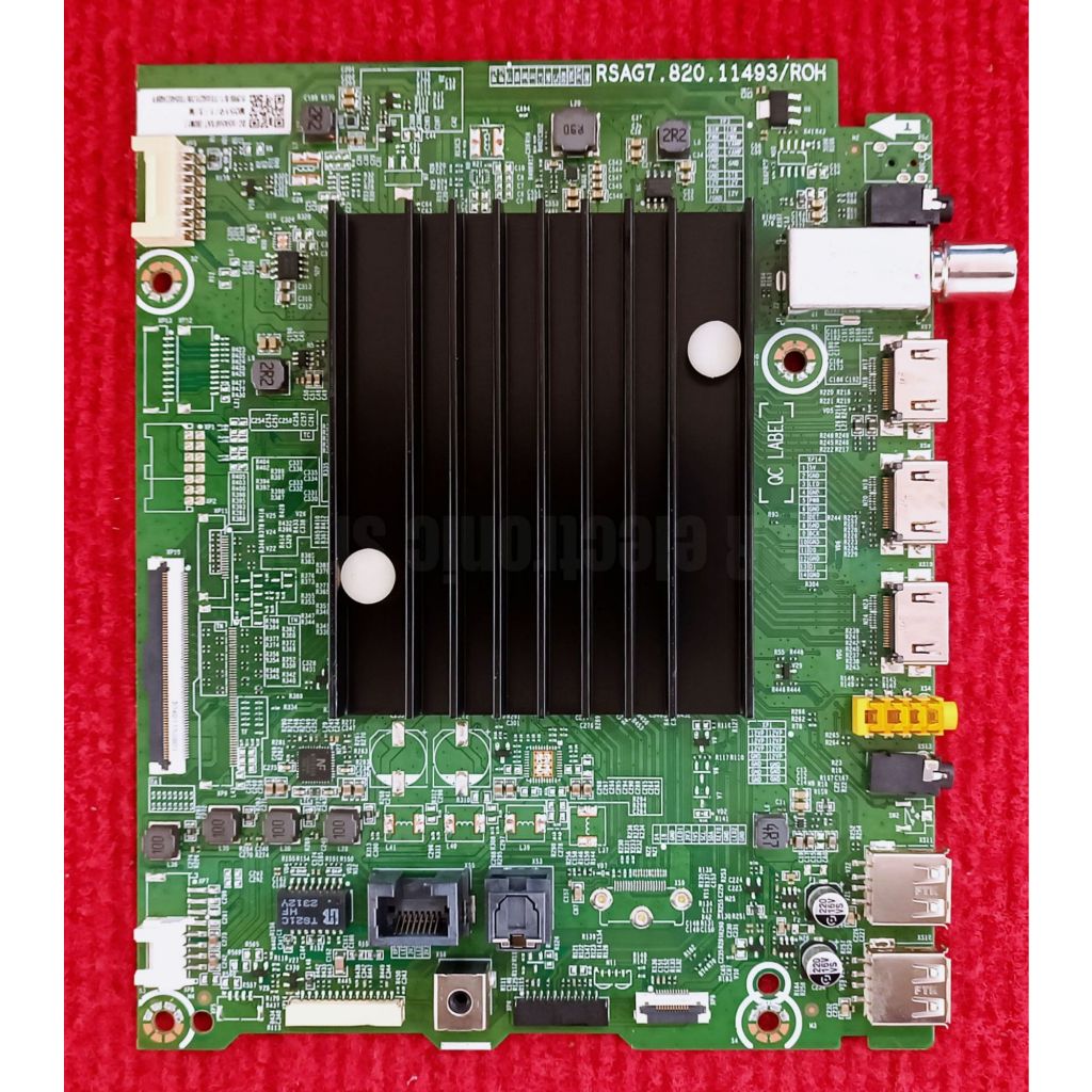 เมนบอร์ดทีวี HISENSE รุ่น 65A6500H , 75A6500H พาสบอร์ด RSAG7.820.11493/ROH อะไหล่แท้ พร้อมติดตั้งใช้