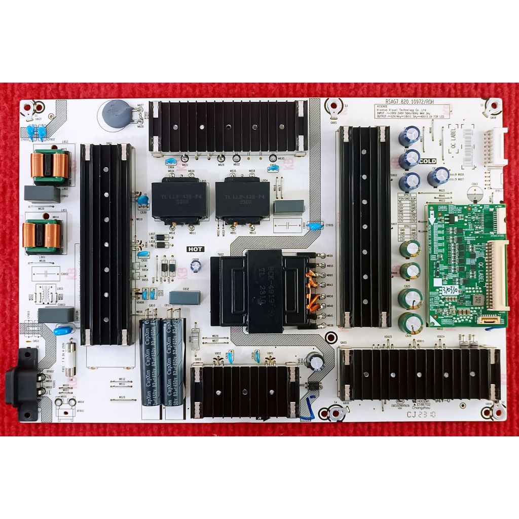 เพาเวอร์ซัพพลายทีวี TOSHIBA รุ่น 65M550LP พาสบอร์ด  RSAG7.820.10972/ROH