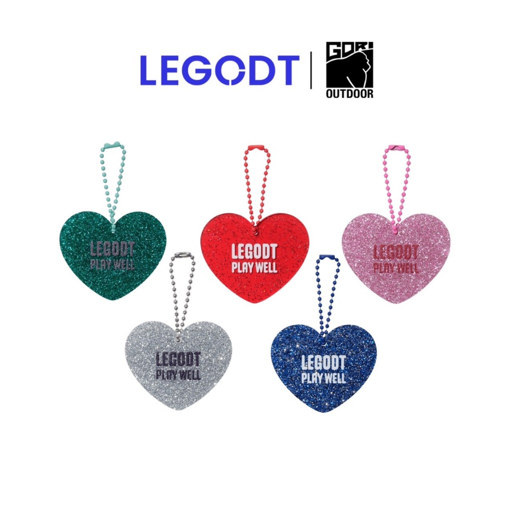 [ New Arrival ] LEGODT TUMGGU Heart Glitter Keychain พวงกุญแจ