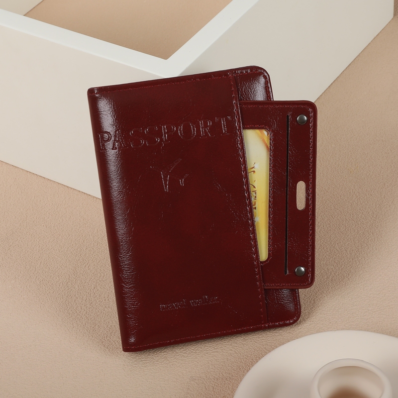 HOLO กระเป๋าหนังสำหรับพาสปอร์ต กระเป๋า RFID แฟชั่น กระเป๋าใส่บัตรหลายฟังก์ชัน ราคา ถูกที่สุด ดีลบีเคเค แกลเลอรีภาพที่ 5
