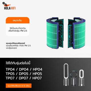ไส้กรองอากาศ สำหรับ Dyson รุ่น TP04 DP04 HP04 ฟิลเตอร์กรองฝุ…