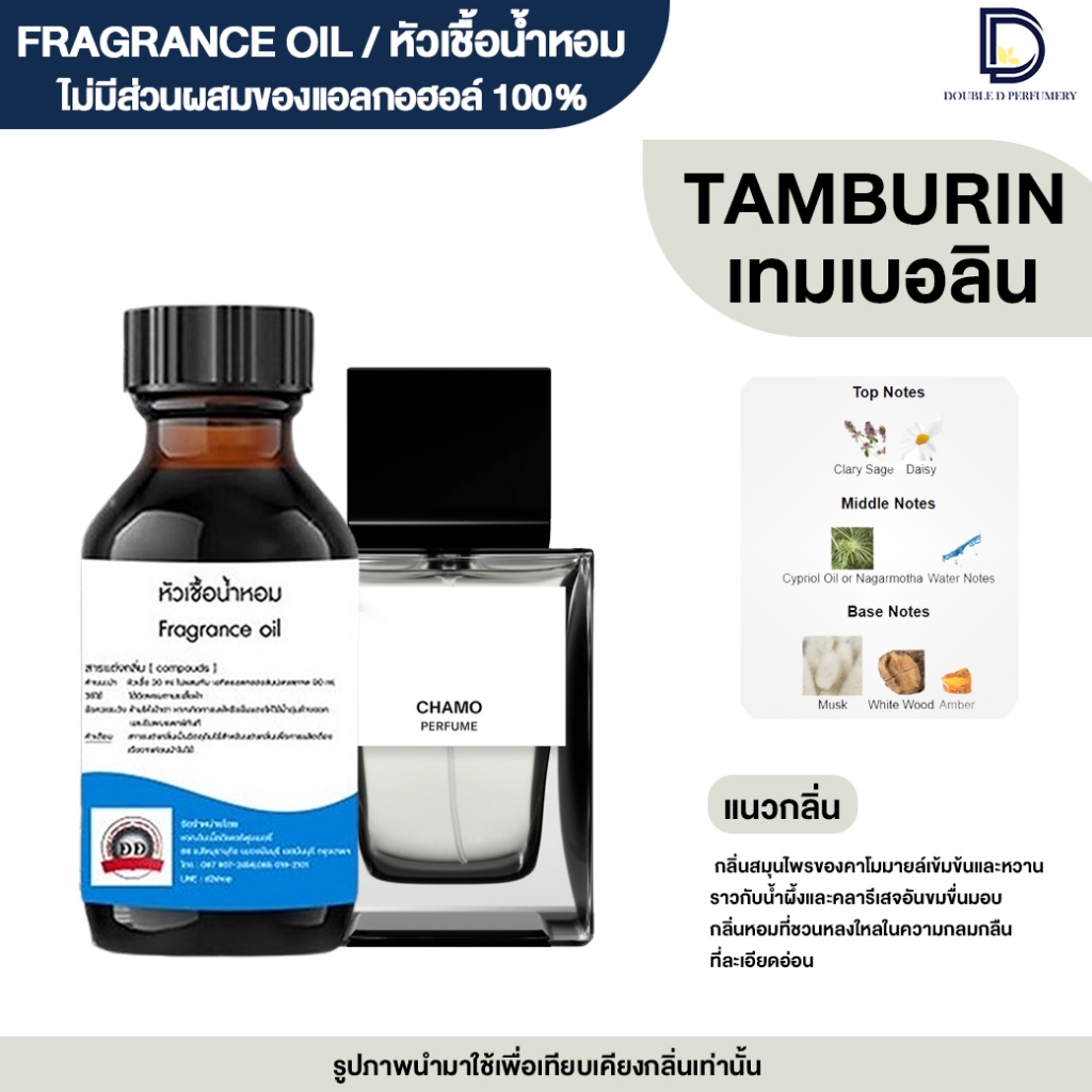 หัวเชื้อน้ำหอม กลิ่น เทมเบอลิน (TEMBURIN)