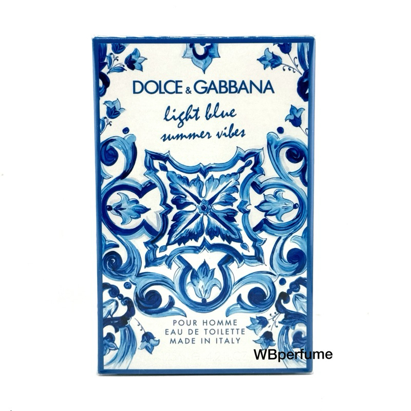 น้ำหอม D&G Light Blue Summer Vibes pour homme 125m