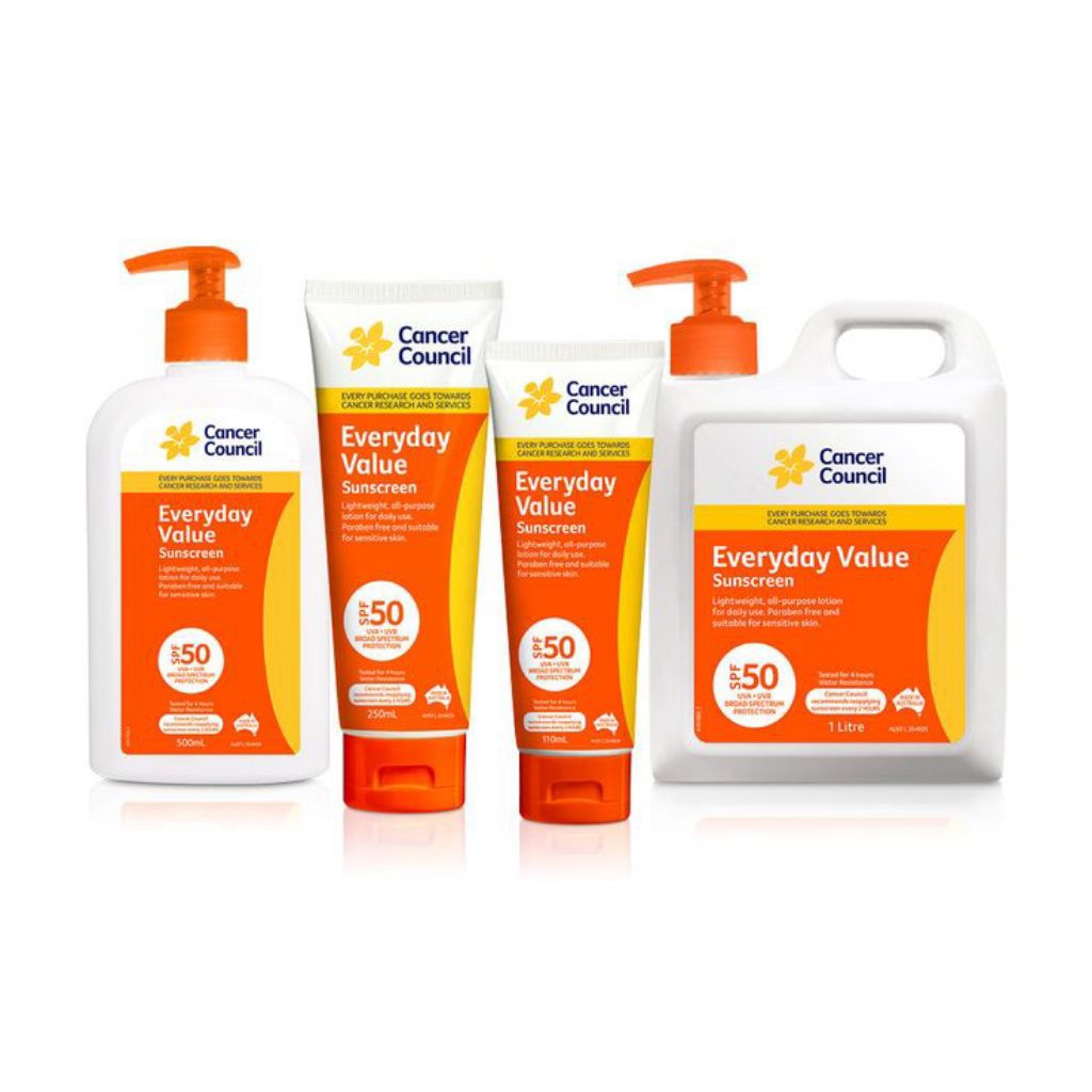 ☀️ Cancer Council Everyday Value Sunscreen SPF 50 (1 ลิตร)