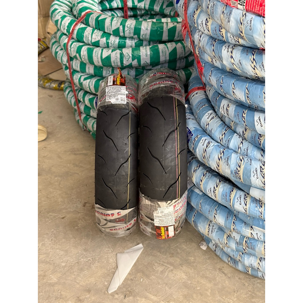 ยางนอก Vee Rubber TL VRM389 100/90-12,110/90-12 ยางแบบไม่ใช้ยางใน คุณภาพสูง รูปที่ 2