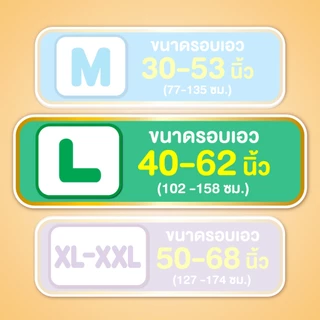 Lifree ไลฟ์รี่ ผ้าอ้อมผู้ใหญ่แบบเทป แห้งสบาย ไซส์ L 24 ชิ้น (1 ลัง 4 แพ็ค)