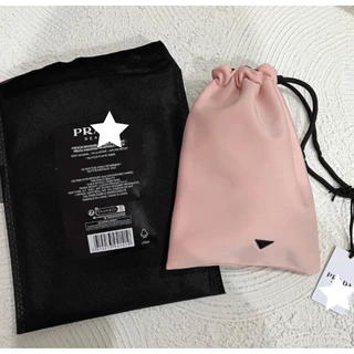ลดพิเศษ กระเป๋า Prada P/\radoxe Bag ของแถม น้ำหอมพราด้า ใช้ได้ 2 ด้าน ชมพูและดำ 45x35 cm เชือกสีตกนิดนึง กระเป๋าใส่ของ