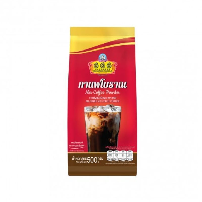 กาแฟปรุงสำเร็จ ตรา 666 สูตรโบราณ ขนาด 500 กรัม