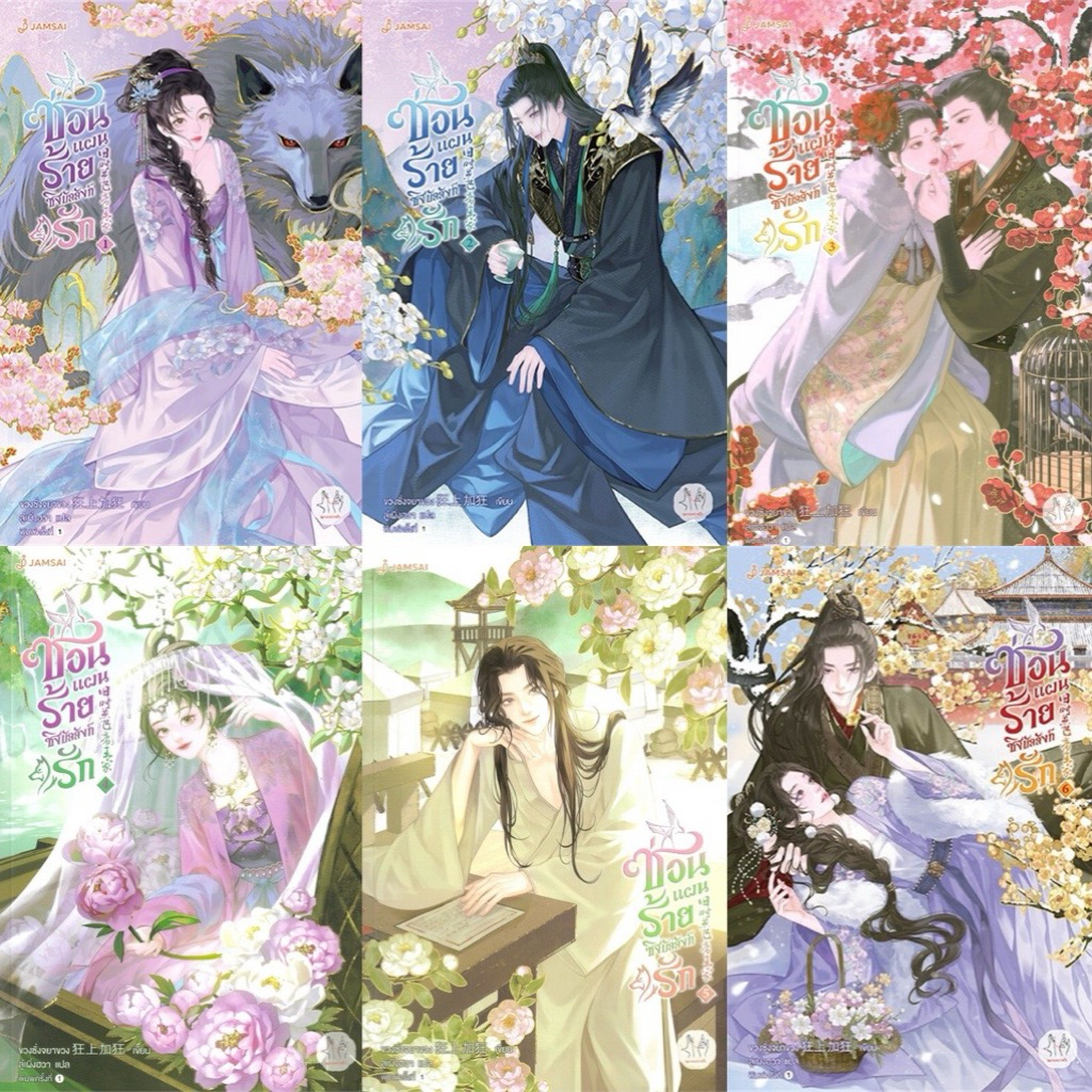 ชุดหนังสือ ซ่อนแผนร้ายชิงบัลลังก์รัก เล่ม 1-6(6 เล่มจบ) ขวงซั่งจยาขวง เขียน ลู่เผิ่งฮวา แปล