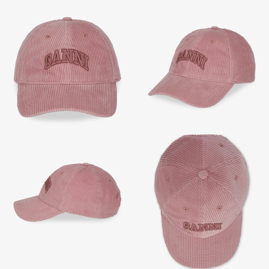 GANNI CAP HAT CORDUROY ของแท้