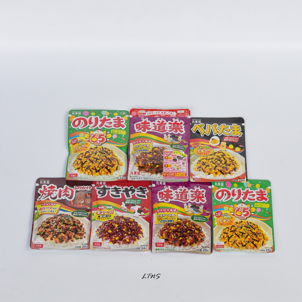 ผงโรยข้าวสไตล์ญี่ปุ่น Marumiya หลากหลายรส อร่อยถูกปาก