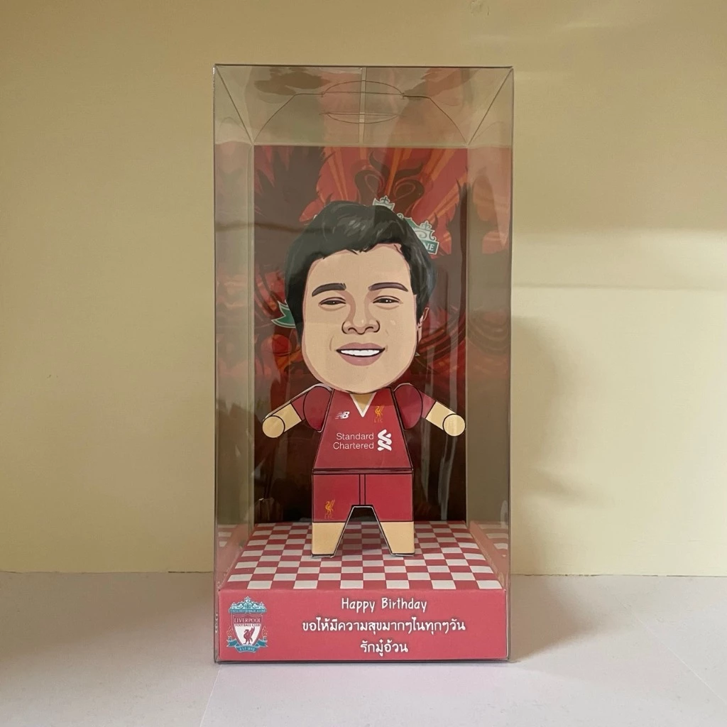 โมเดลลิเวอร์พูล Liverpool โมเดลกระดาษสามมิติหน้าการ์ตูน thumbnail 10