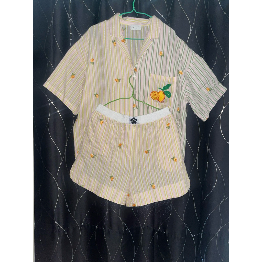 ชุดเซ็ทมือ2“LYN Around (ไซต์2) Plus size ได้ตั้งแต่ XL-2XL ของแท้ งานสวย งานปัก ลายน่ารัก ผ้าไม่ต้อง