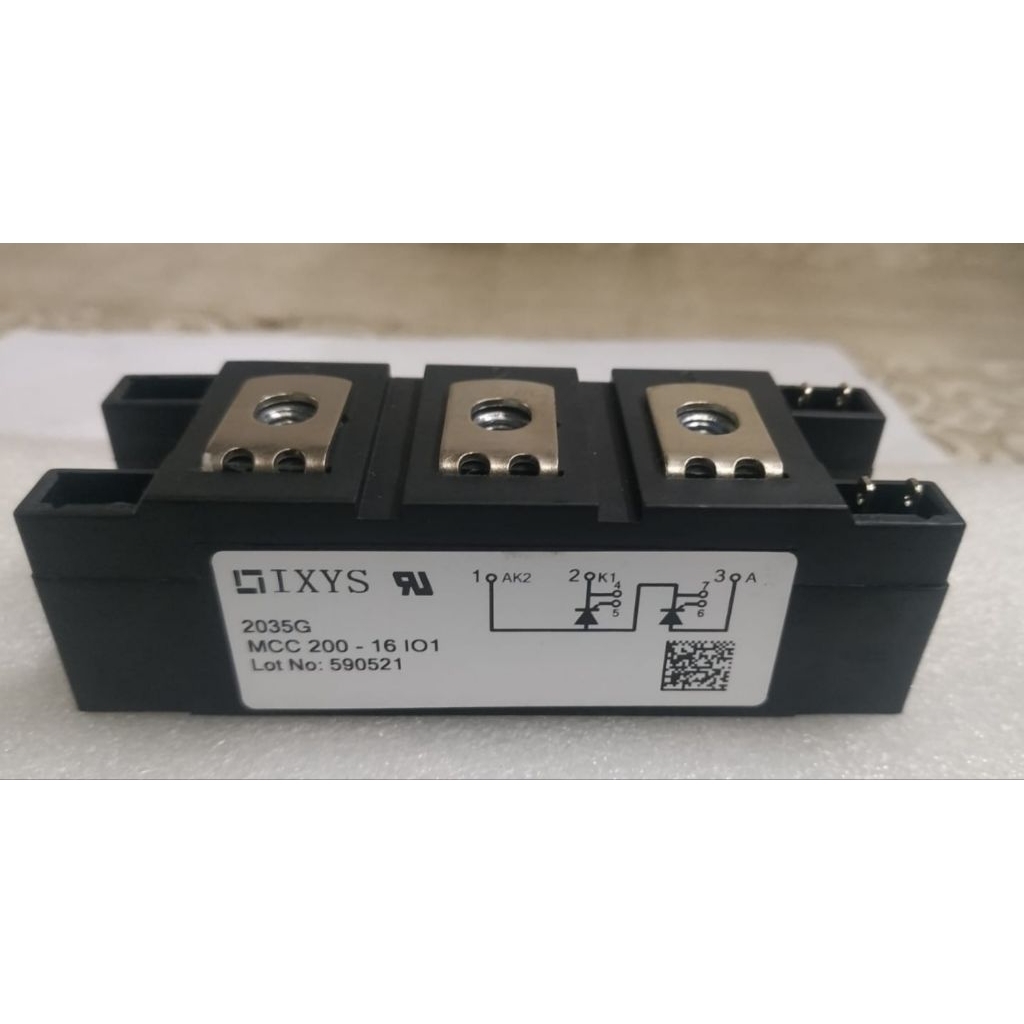 IXYS MCC200-16IO1, Dual Thyristor Module 1600V, 216A 150mA ของแท้ UK สต็อคในไทย