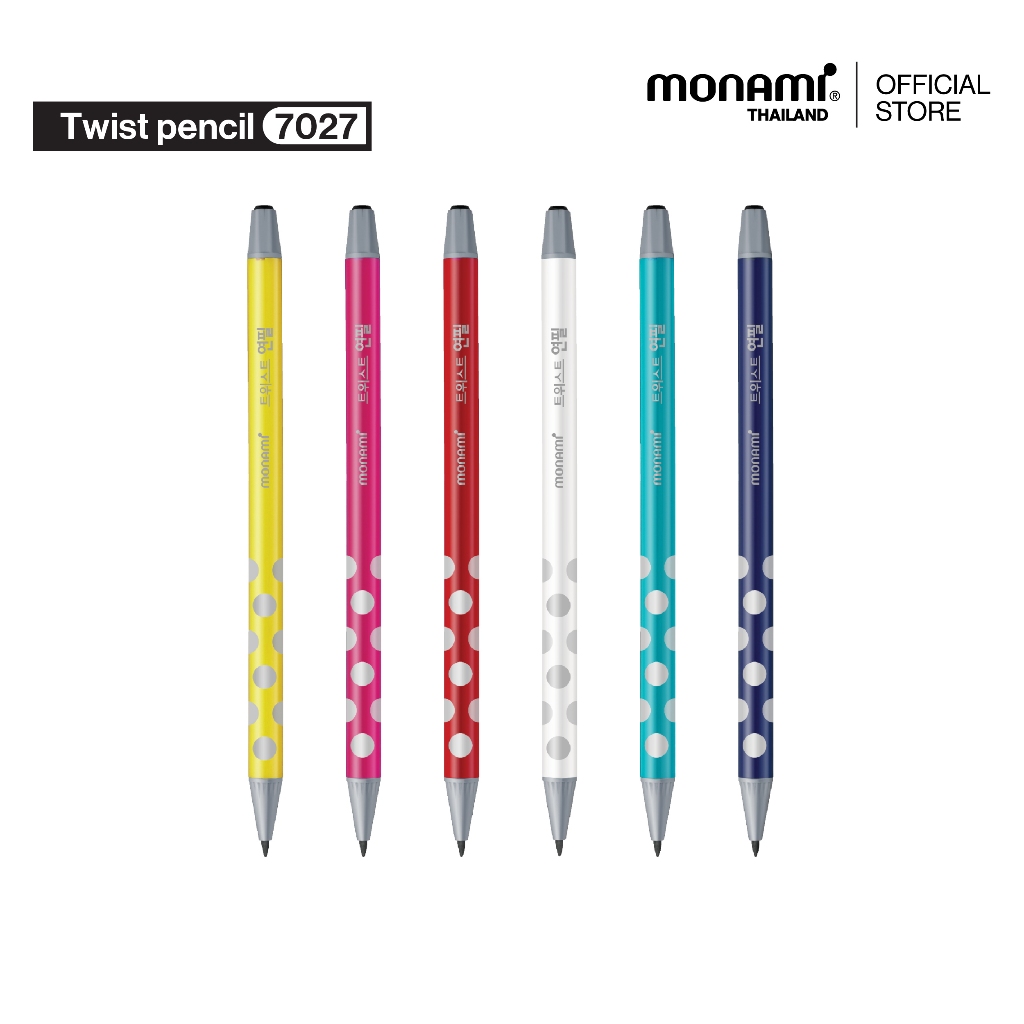 Monami ดินสอทวิสต์ 7027 ขนาดเส้น 2 มม.