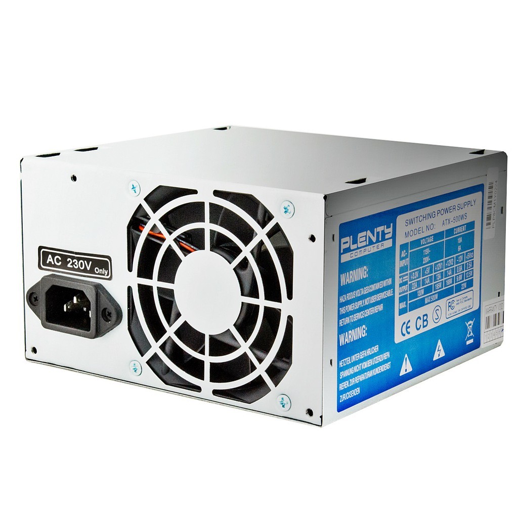 POWER SUPPLY PLENTY รุ่น ATX500WS