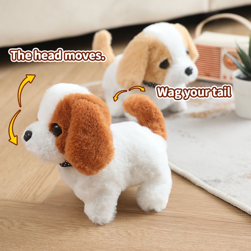 🐶ของเล่น ตุ๊กตาสุนัข น้องหมา เดินได้ มีเสียง สมจริง ของเล่นเด็ก ตุ๊กตาสุนัข ลูกสุนัขไฟฟ้า - รูปที่ 3