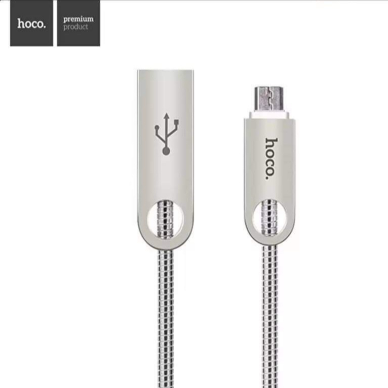 สายชาร์จมือถือHoco U8 charging cable for Micro  1m