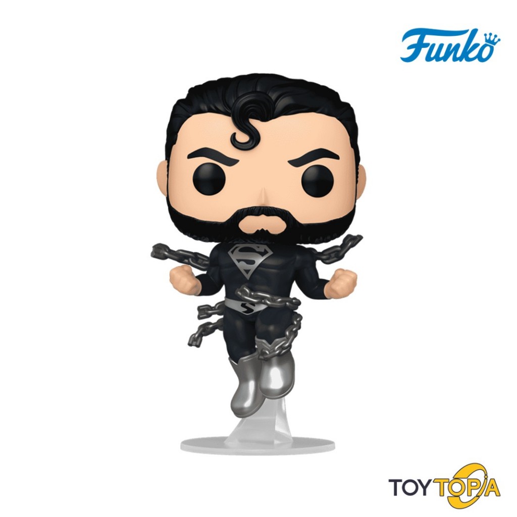 (87188) Superman (Black Suit) (557) (Exclusive) POP Heroes: DC Comics by Funko