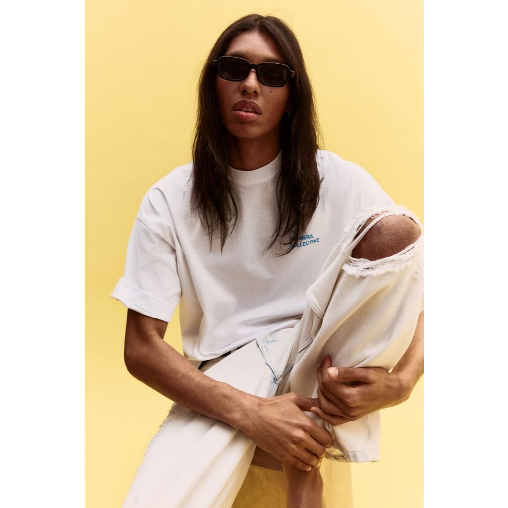 H&M(เอชแอนด์เอ็ม) เสื้อยืดพิมพ์ลายแบบโอเวอร์ไซส์ ผู้ชาย 1269057_3