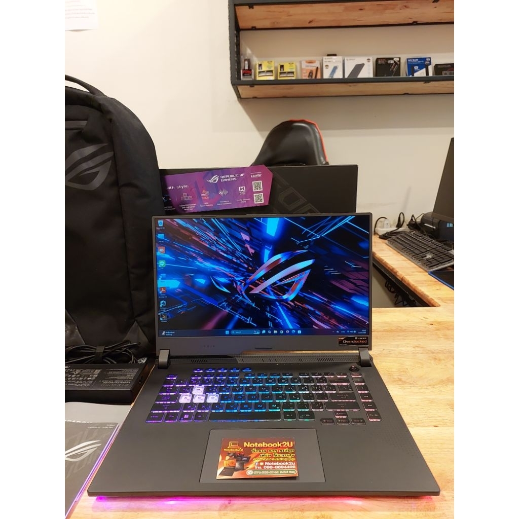 ASUS ROG STRIX G15 GL543QE-HN131T R9-5900HX RTX3050Ti RAM32GB SSD512GB สภาพนางฟ้า99%นอนกล่องหายาก