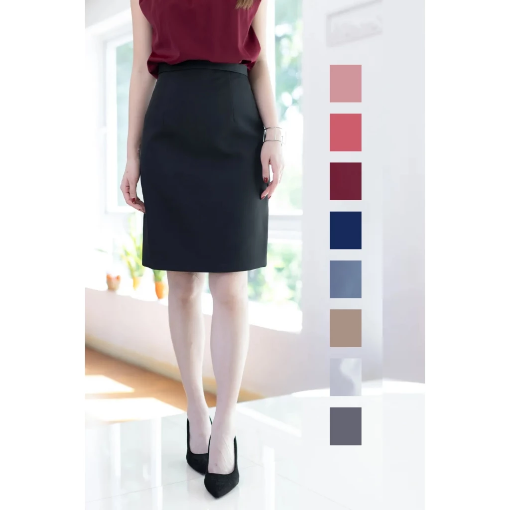 Narinari : PK01 Classic Pencil Skirt กระโปรงทรงสอบ