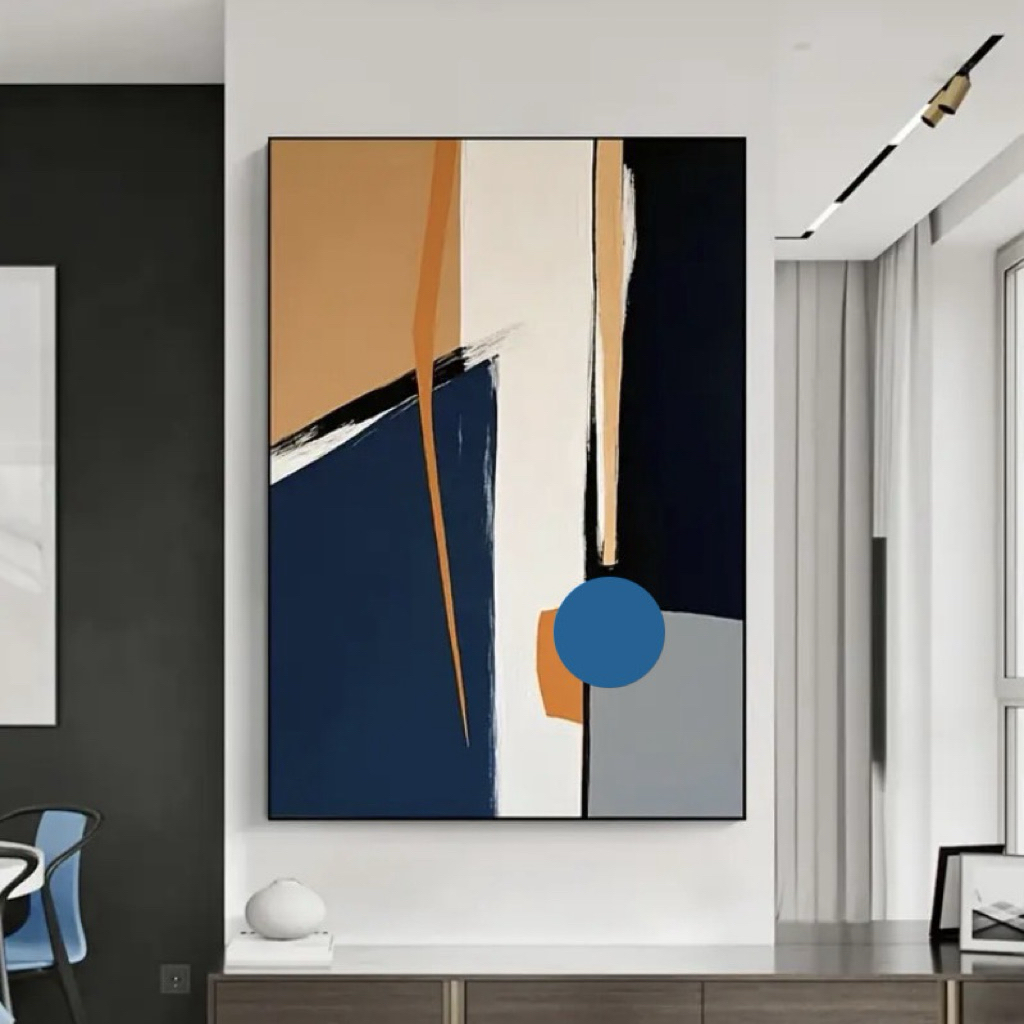 ภาพตกแต่งผนัง Abstract art Geomatic