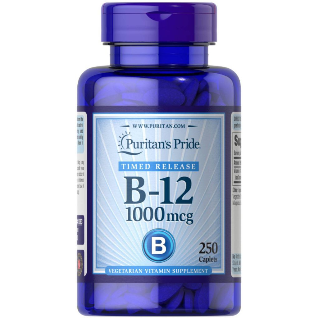 Puritan Timed Release B-12 1000 mcg 250 Caplets
