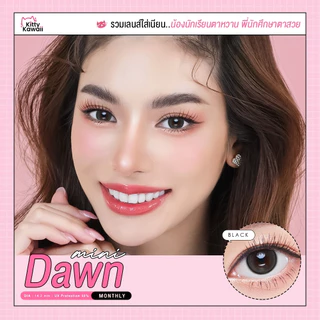 คอนแทคเลนส์ Mini Dawn Black (Kitty Kawaii) ขนาดมินิ 🌷 ลายฮิต สุดปังในเกาหลี
