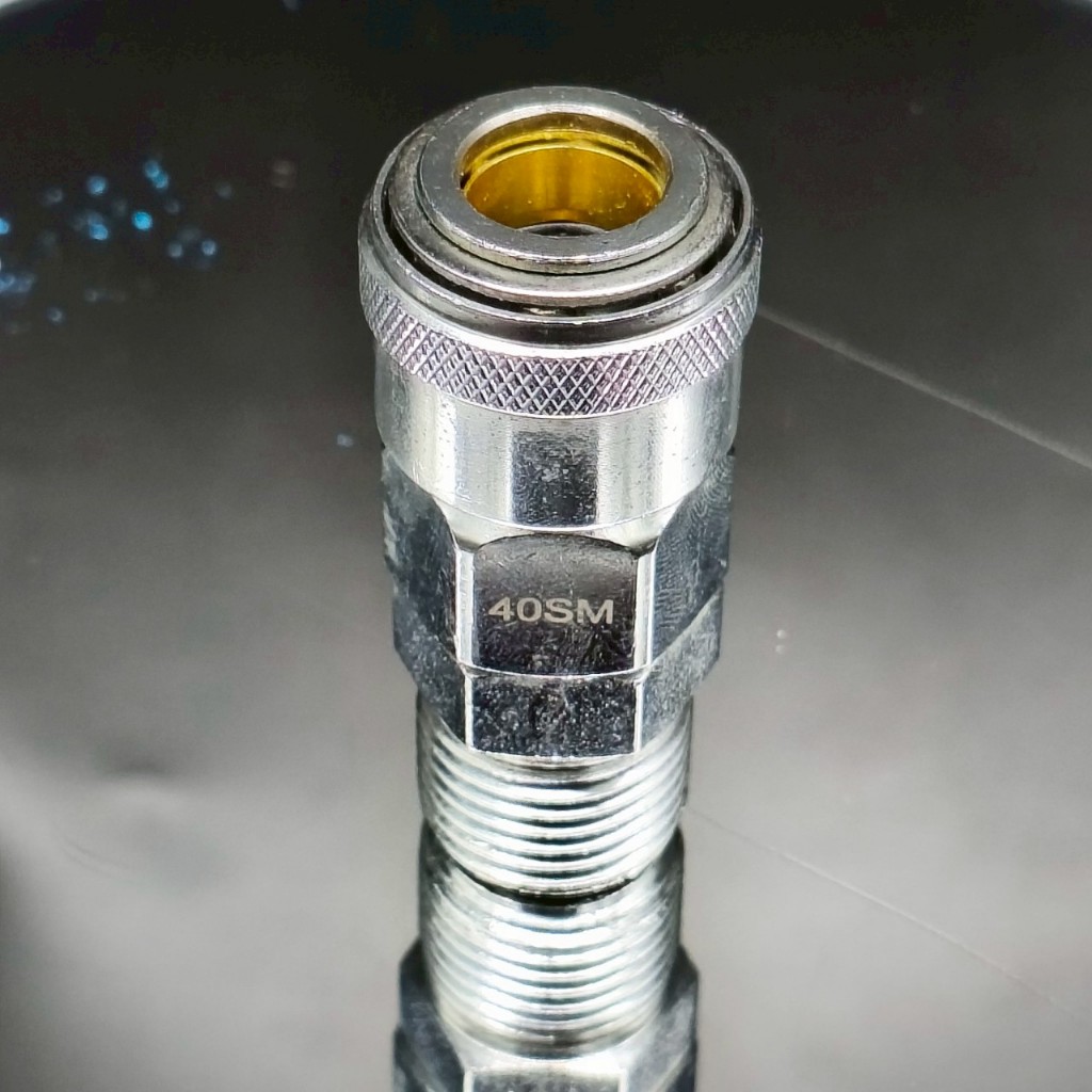 40SM ข้อต่อสวมเร็วเกลียวนอก(รุ่นออโต้) MT คอปเปอร์ลมตัวเมียขนาดสแตนดาร์ด รุ่น 40SM 1/2" Plug High co