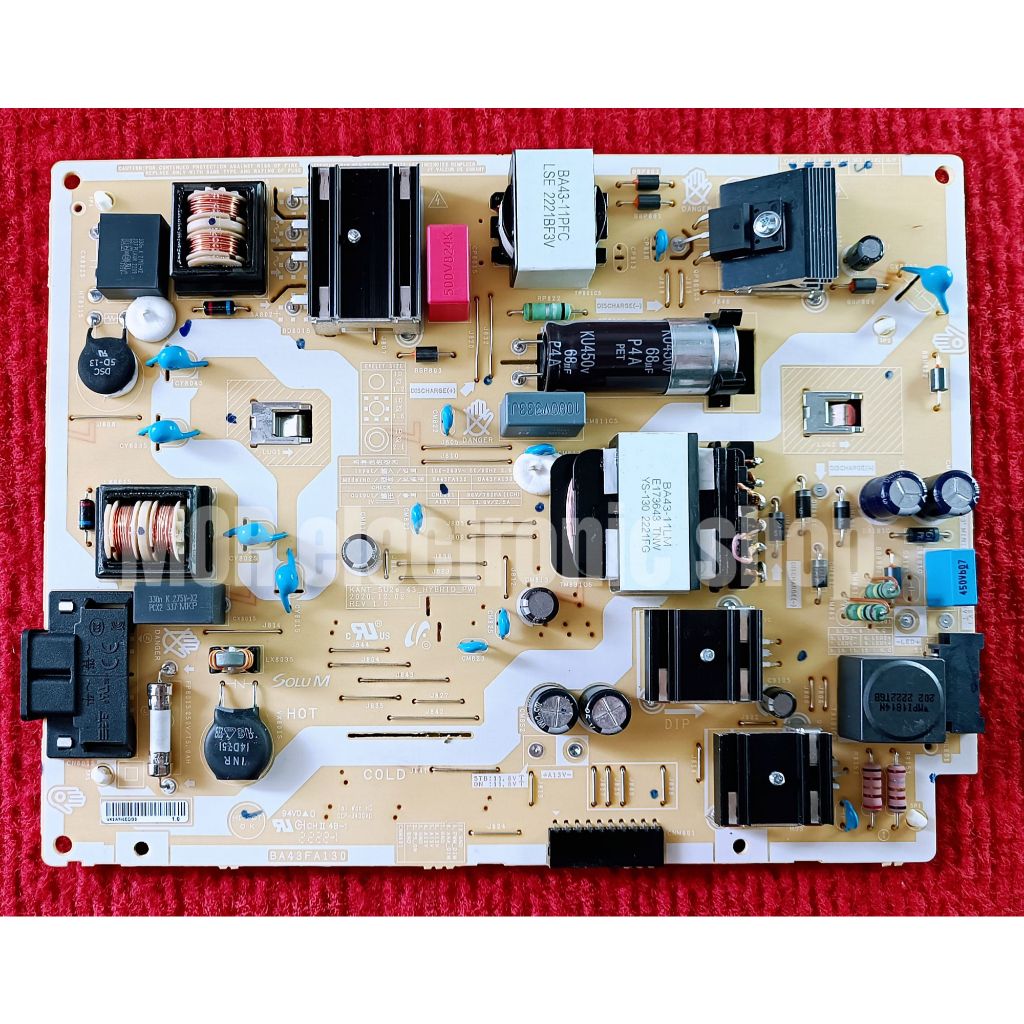 เพาเวอร์ซัพพลายทีวี SAMSUNG รุ่น UA43AU7000KXXT , UA43AU7700KXXT พาสบอร์ด BA43FA130