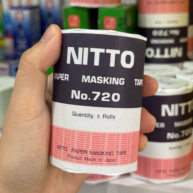 NITTO เทปนิตโต้ เบอร์720 บรรจุ5ม้วน/แพค