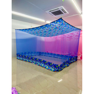 มุ้งกันยุง มุ้งต่อชาย ขนาด 4 6 8 9 10 12 ฟุต