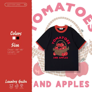 เสื้อยืดโอเวอร์ไซส์ QL มะเขือเทศ