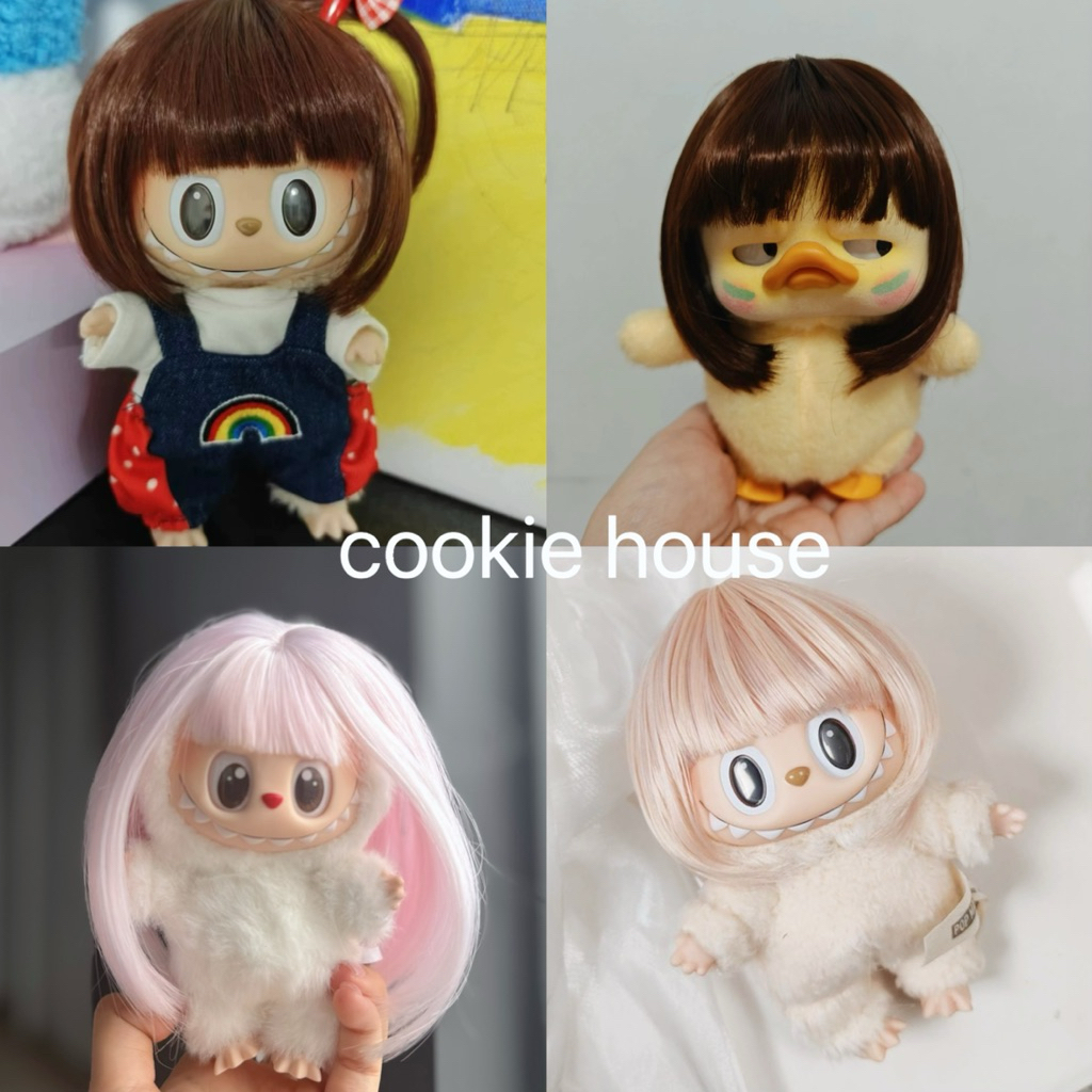ส่งจากไทย🇹🇭วิกlabubu วิก็ลาบู้บู้ วิก็ผมเป็ด วิก็ผมตุ๊กตาduck วิกผมตุ๊กตา(เฉพาะวิก็ผม)